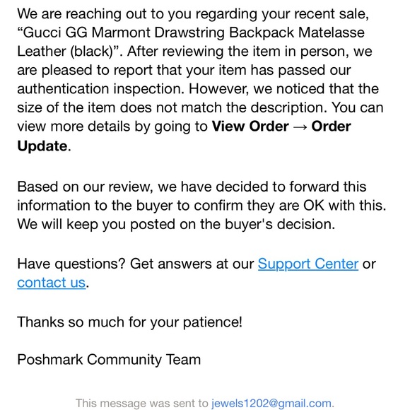 COPY - Gucci GG Marmont Drawstring Backpack Matelasse Leather (black) - Picture 8 of 8